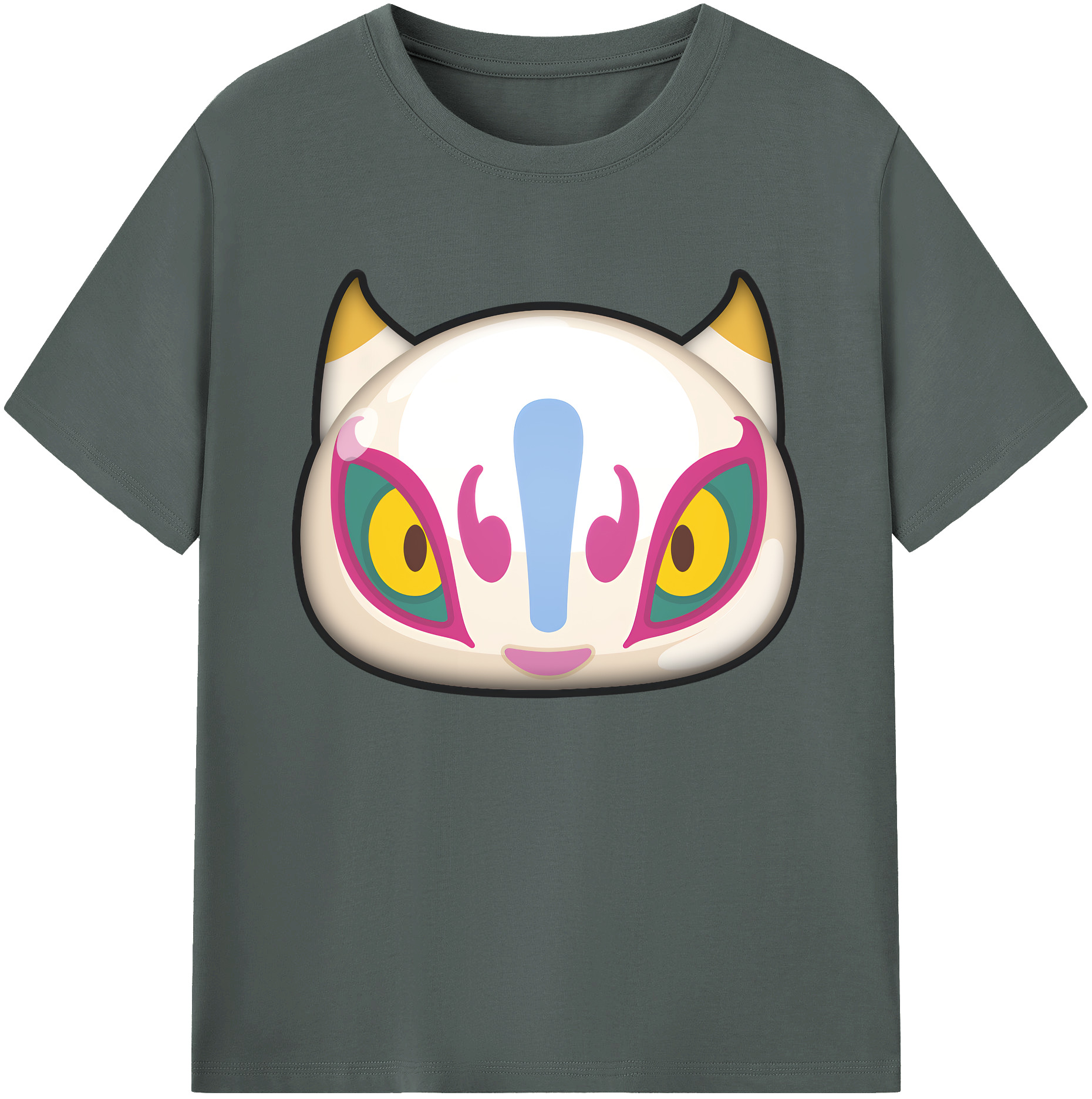 （画像用） 妖怪ウォッチ Yo-kai Watch 綿100％ メンズ半袖Tシャツ｜肌触りやわらか＆通気性